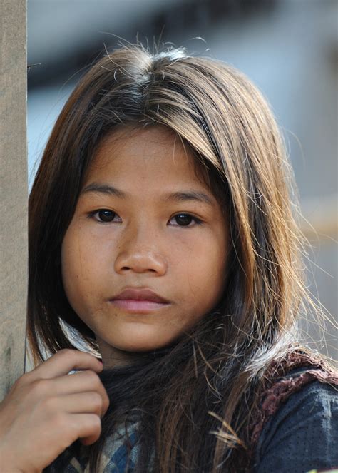 khamu girl 2d foto and bild kinder portraits laos bilder auf fotocommunity