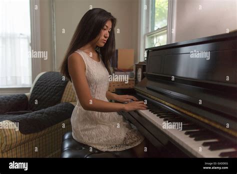 Teenage Girl Playing Piano Hi Res Stock Photography And Images Alamy