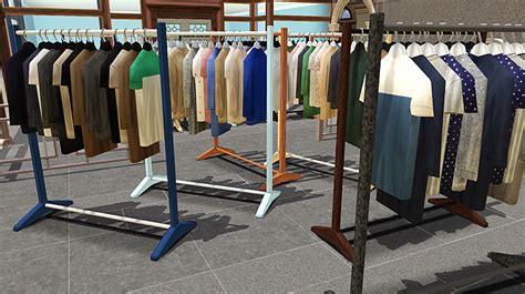 My Sims 3 Blog Thrift Shop Clothing Rack In Two Sizes By Simsontherope