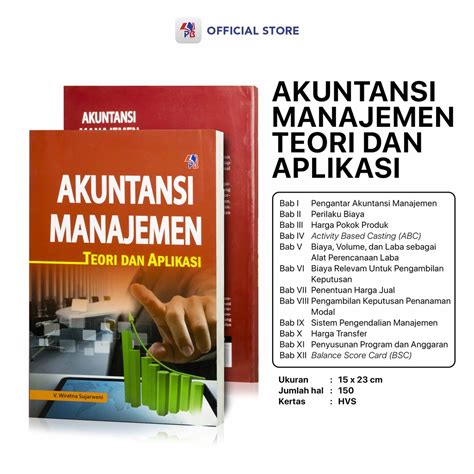 Jual Buku Akuntansi Akuntansi Manajemen Teori Dan Aplikasi Pustaka Baru Press Shopee Indonesia