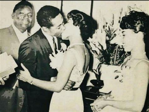 Sam Cooke With His Beautiful New Bride Barbara Campbell Cooke On Their