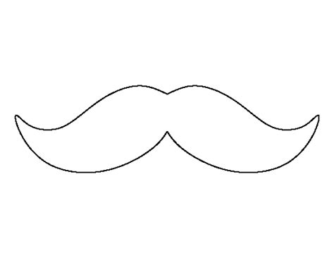 Printable Mustache Template
