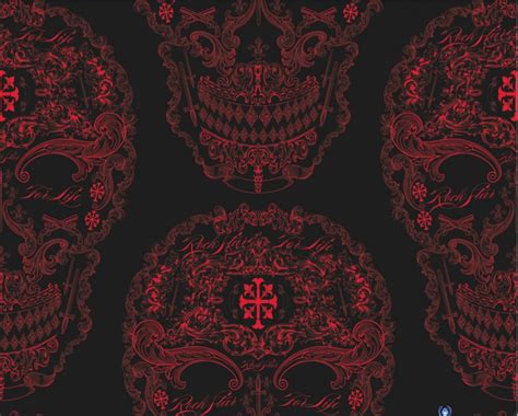 Gothic Wallpaper Skulls —