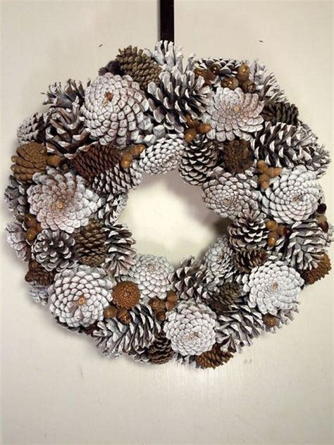 11 Beautiful Fast And Easy Diy Pinecone Wreath Improved Version