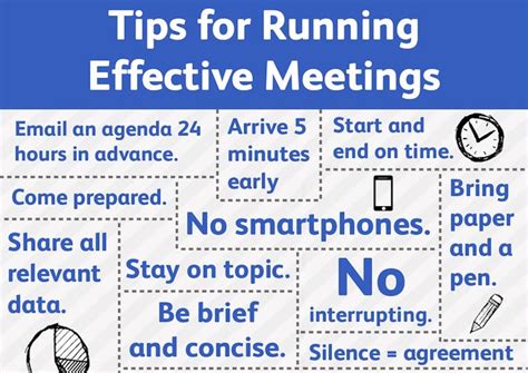 Tips For Running Effective Meetings Pavel Nosok Graphic Design Web