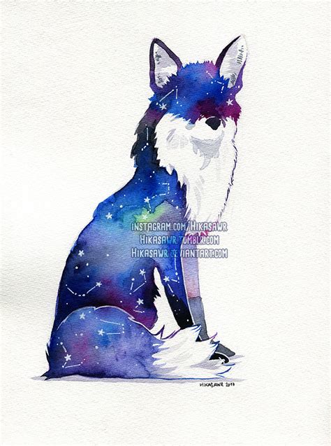 Galaxy Fox By Hikasawr On Deviantart