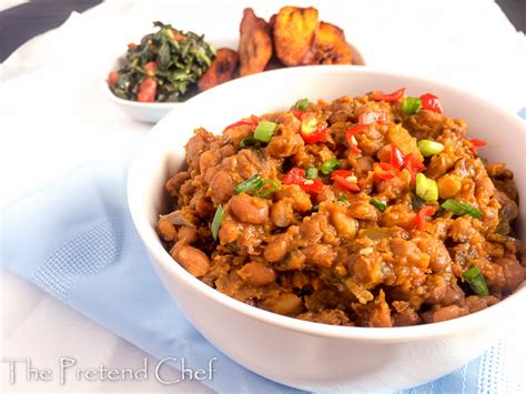 Nigerian Beans Porridge The Pretend Chef