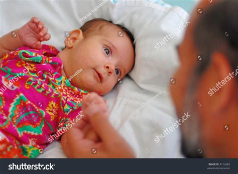 Baby Receiving Attention Care To A Baby Stock Photo 4112683