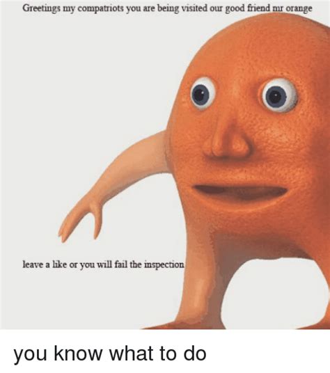 Leave A Like Mr Orange Know Your Meme