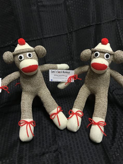 Custom Sock Monkey Handmade From The Original Rockford Red Heel Sock