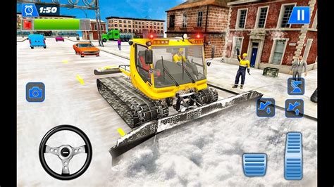 Snow Blower Winter City Truck 2020 Game Android Gaming Play Youtube