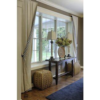 These beautiful roman shades were the solution for this dining room. Picture Window Curtains And Window Treatments - Ideas on Foter