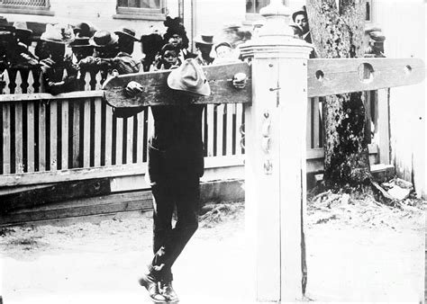 Punishment By Pillory Historical Image Photograph By Library Of