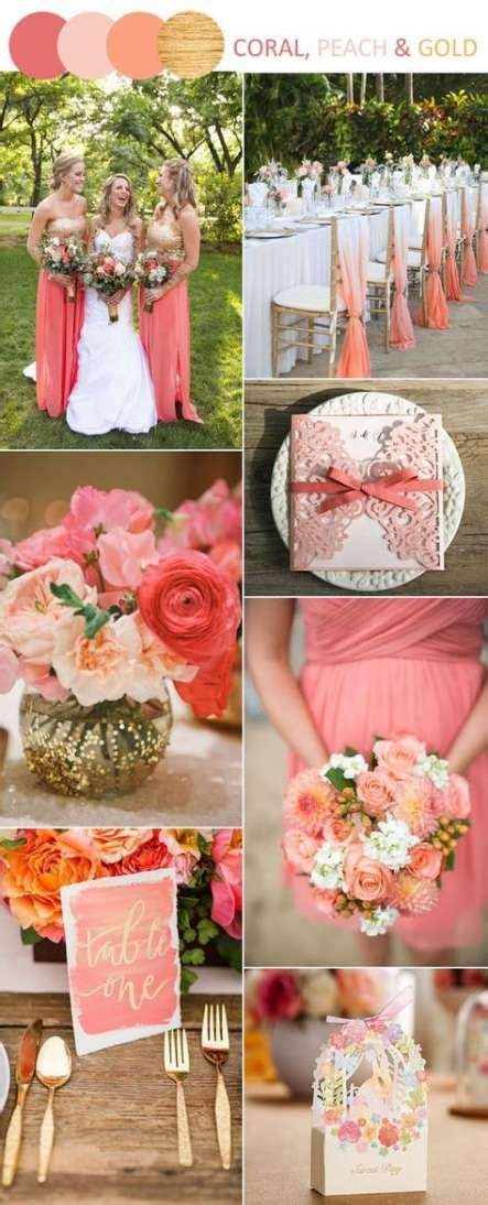 Wedding Colors Navy And Coral Peaches 29 Ideas Gold Wedding Colors