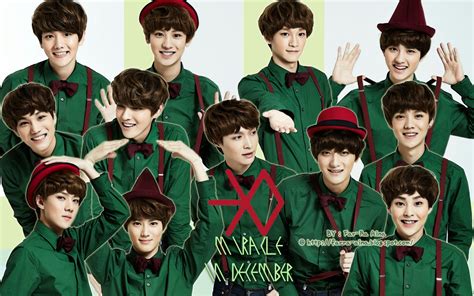 K Pop Lover Exo Miracle In December Wallpaper