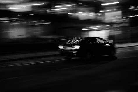 Images Gratuites Lumière Noir Et Blanc Voiture Nuit Au Volant Véhicule Obscurité