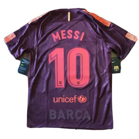 201718 Barcelona Third 3rd Jersey 10 Messi Medium Nike Soccer