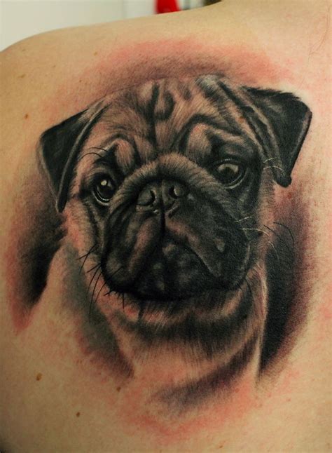 Pug Tattoo Pug Tattoo Dog Portrait Tattoo Picture Tattoos