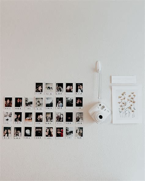 polaroid wall film photos in 2020 polaroid wall picture room decor hipster bedroom decor