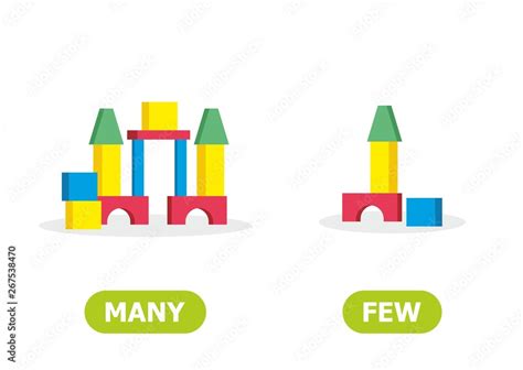 Vecteur Stock Childrens Building Blocks Illustration Of Opposites