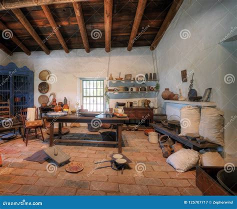 Adobe House Interior Editorial Photography Image Of Furniture 125707717