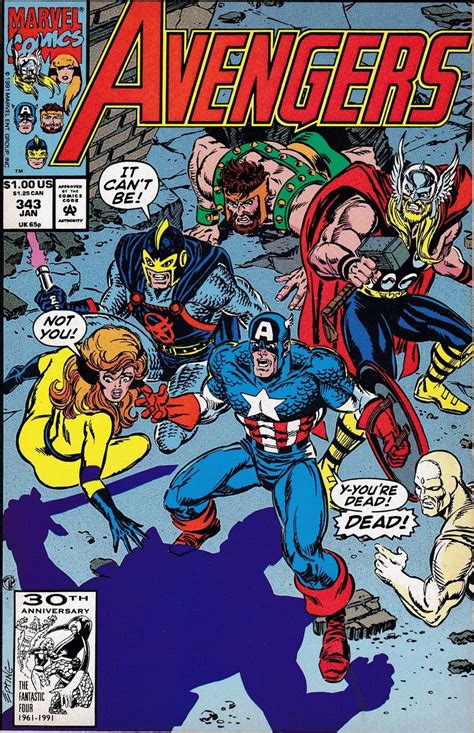 The Avengers 343 Marvel Comics Vol 1 Marvel Comics Vintage Comic