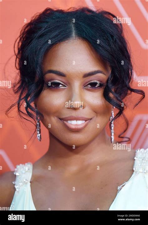 Actress Adrienne Warren Arrives At The 74th Annual Tony Awards At Winter Garden Theatre On