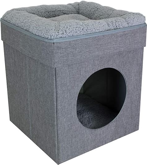 Kitty City Large Cat Bed Stackable Cat Cube Indoor Cat