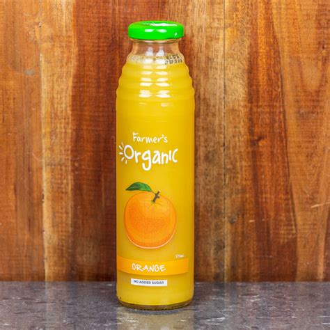 Farmers Organic Orange Juice 375ml The Green Pantry