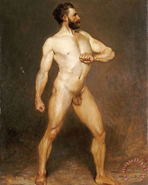 Hans Canon A Male Nude Painting A Male Nude Print For Sale