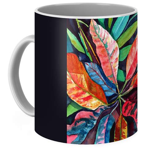 Colorful Tropical Leaves 2 Coffee Mug For Sale By Marionette Taboniar