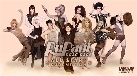 Its Rudemption Season Rupauls Drag Race All Stars Rudemption Only On Wow Presents Plus R