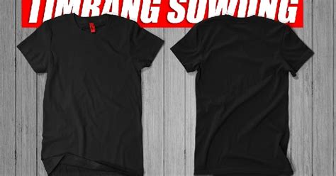 Timbang Suwung: Template kaos depan belakang