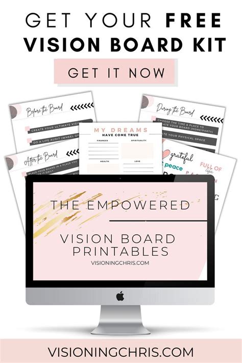 The Best Free Vision Board Template And Checklist For Easy Vision Board