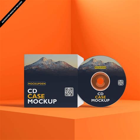 20 Best Free Cd Cover Mockup Psd Template Mockup Den