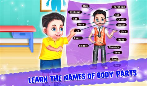 Human Body Parts Preschool Kids Learning Appstore For Ea4