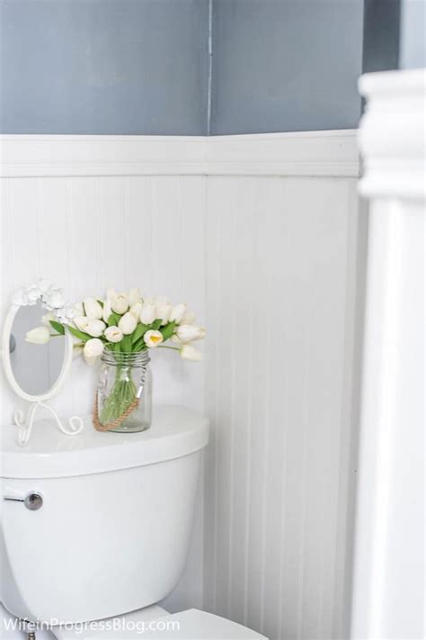 Adding Beadboard In Your Bathroom Is A Simple Diy That Will Cover