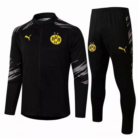 Borussia dortmund on thursday announced the signing of french teenager soumaila. BVB Borussia Dortmund Presentation Soccer Tracksuit Black ...