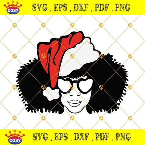 Afro Puff Girl Svg Black Woman With Glasses Svg Black Woman Svg Afro Woman Svg Black Girl