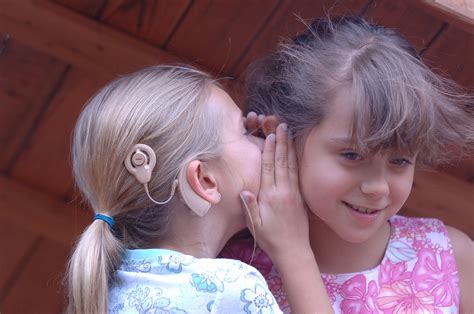 Deaf children can hear well, but not always in classrooms due to acoustics.