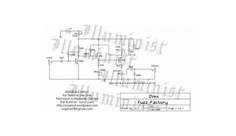 fuzz factory 7 schematic