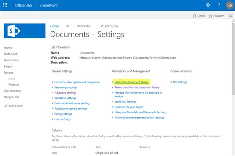 Sharepoint Online Powershell To Delete A Document Library Sharepoint