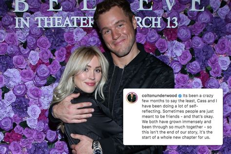 The Bachelor’s Colton Underwood And Cassie Randolph Split But Vow To Remain Friends Due To