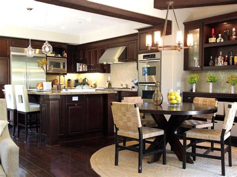 Kitchen Table With Dark Wood Floors 43 New And Spacious Darker Wood