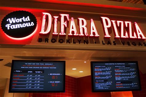 It was also made to order, which is a bonus vs. Behold! The DiFara Pizza Menu at Caesars Palace - Eater Vegas