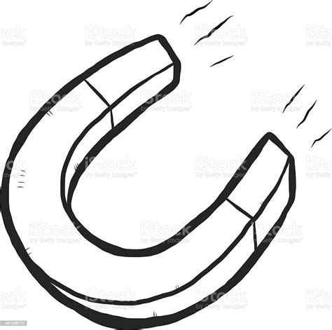 Magnetischer Comic Stock Vektor Art und mehr Bilder von Hufeisen - iStock