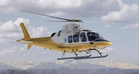 Pilots Post Leonardos A109 Helicopters Maiden Flight Anniversary