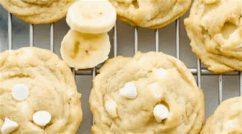 Banana Pudding Cookies With White Chocolate Chips Blogpapi