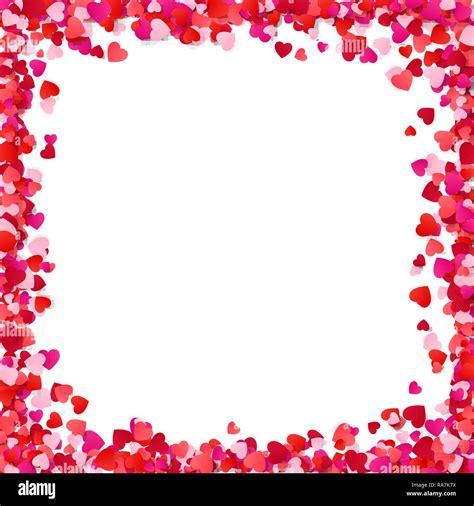 Color Paper Heart Frame Background Heart Frame With Space For Text