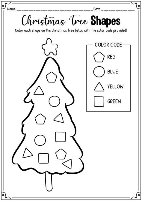 12 Best Images Of Kindergarten Worksheets Christmas Theme Christmas